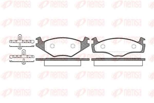 Комплект тормозных колодок, дисковый тормоз