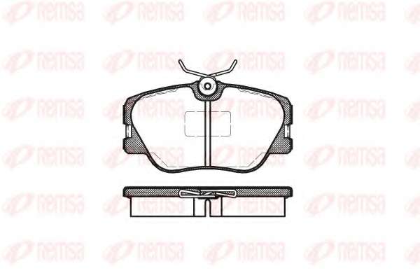 Комплект тормозных колодок, дисковый тормоз