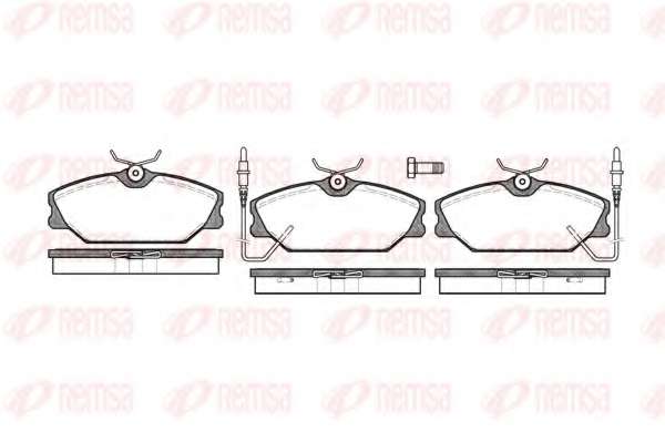 Комплект тормозных колодок, дисковый тормоз