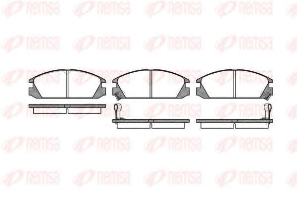 Комплект тормозных колодок, дисковый тормоз