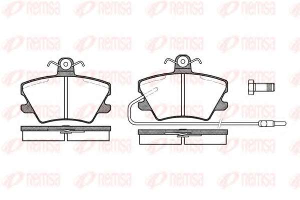 Комплект тормозных колодок, дисковый тормоз
