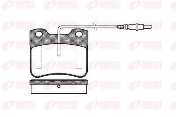 Комплект тормозных колодок, дисковый тормоз