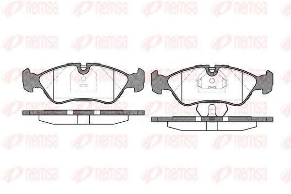 Комплект тормозных колодок, дисковый тормоз