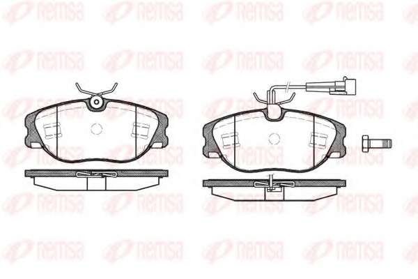 Комплект тормозных колодок, дисковый тормоз