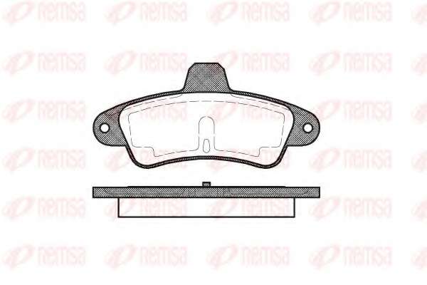 Комплект тормозных колодок, дисковый тормоз