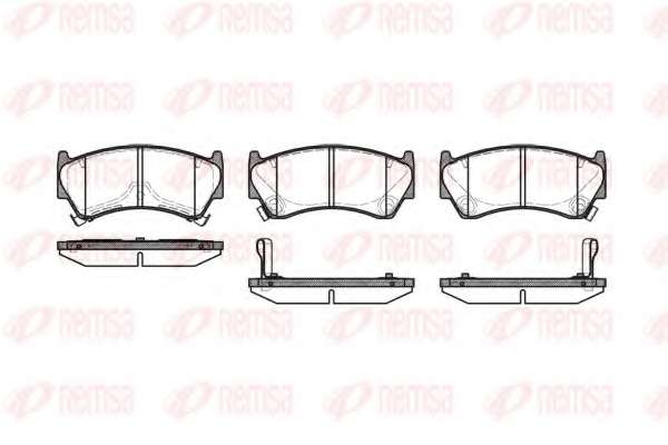 Комплект тормозных колодок, дисковый тормоз