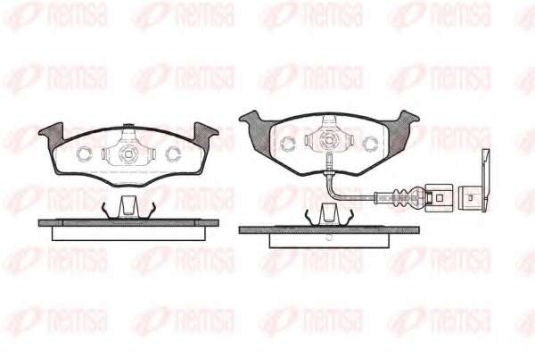 Комплект тормозных колодок, дисковый тормоз