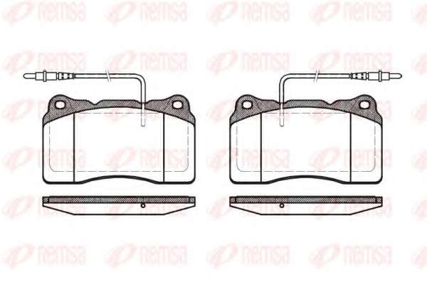 Комплект тормозных колодок, дисковый тормоз