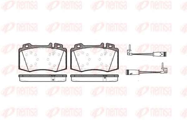 Комплект тормозных колодок, дисковый тормоз