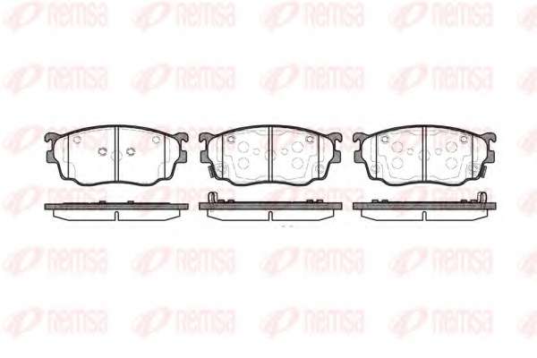 Комплект тормозных колодок, дисковый тормоз