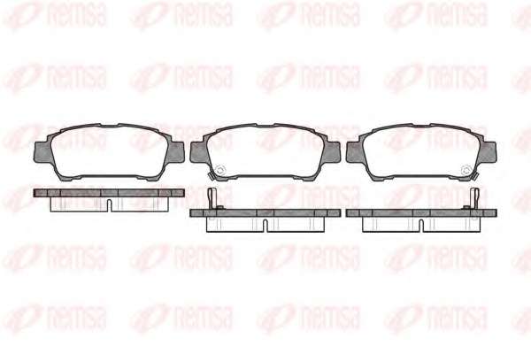 Комплект тормозных колодок, дисковый тормоз