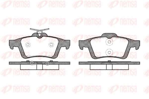 Комплект тормозных колодок, дисковый тормоз