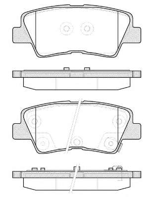 Комплект тормозных колодок, дисковый тормоз