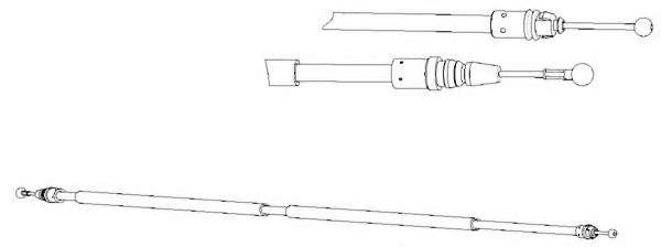 Трос, стояночная тормозная система