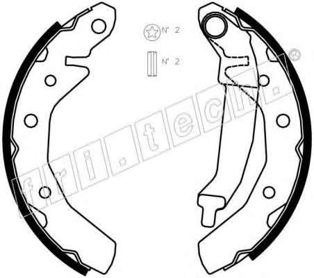 Комплект тормозных колодок