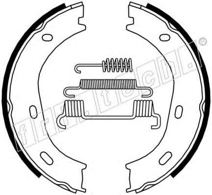 Комплект тормозных колодок, стояночная тормозная система