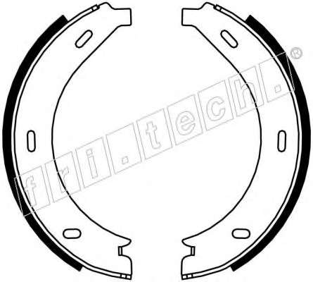 Комплект тормозных колодок, стояночная тормозная система