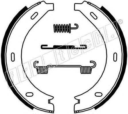 Комплект тормозных колодок, стояночная тормозная система