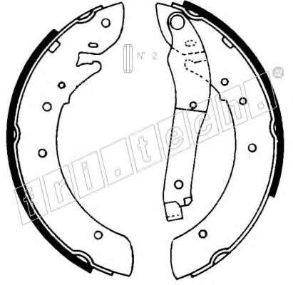 Комплект тормозных колодок