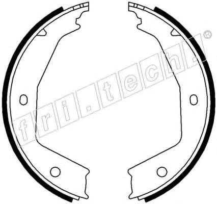 Комплект тормозных колодок, стояночная тормозная система