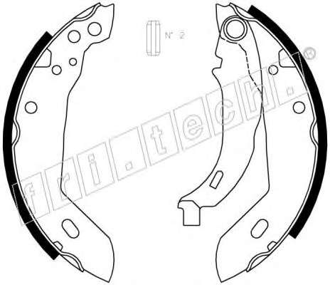 Комплект тормозных колодок