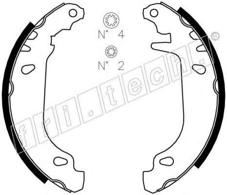Комплект тормозных колодок