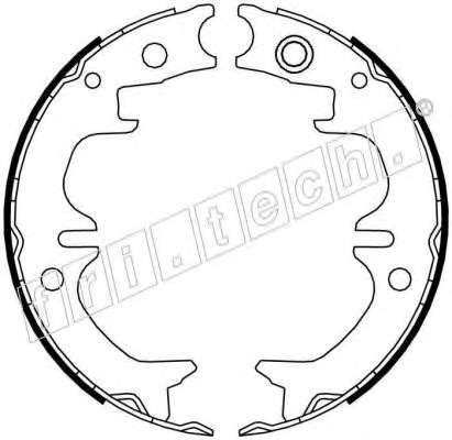 Комплект тормозных колодок, стояночная тормозная система