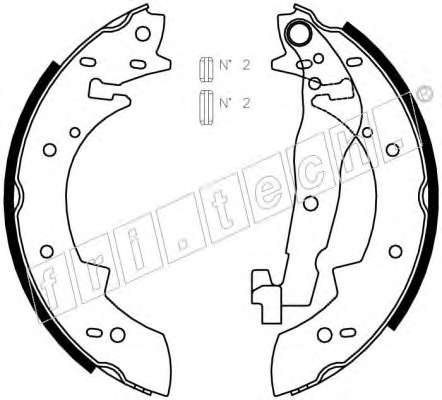 Комплект тормозных колодок