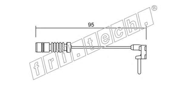 Сигнализатор, износ тормозных колодок