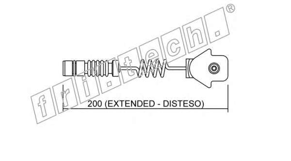 Сигнализатор, износ тормозных колодок