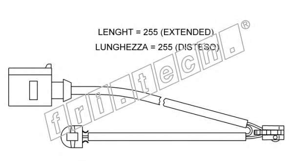 Сигнализатор, износ тормозных колодок