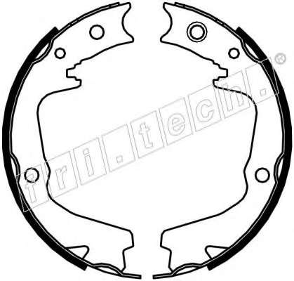 Комплект тормозных колодок, стояночная тормозная система