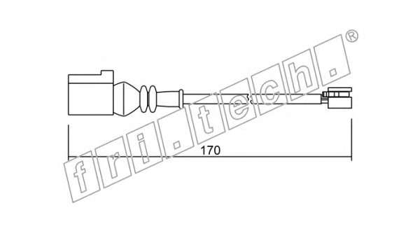 Сигнализатор, износ тормозных колодок