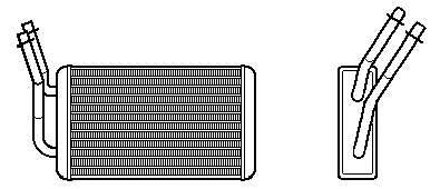 Теплообменник, отопление салона