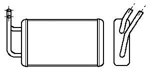 Теплообменник, отопление салона
