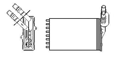 Теплообменник, отопление салона