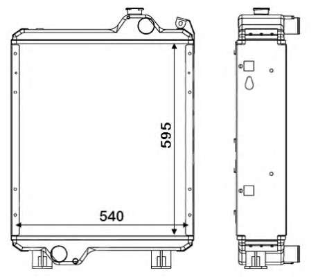 Радиатор, охлаждение двигателя