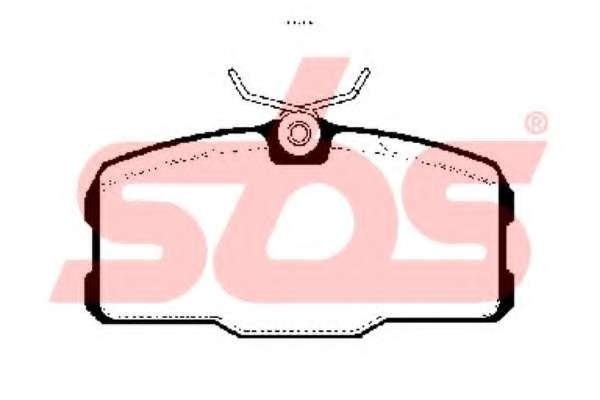 Комплект тормозных колодок, дисковый тормоз