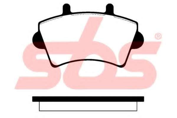 Комплект тормозных колодок, дисковый тормоз