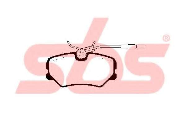 Комплект тормозных колодок, дисковый тормоз