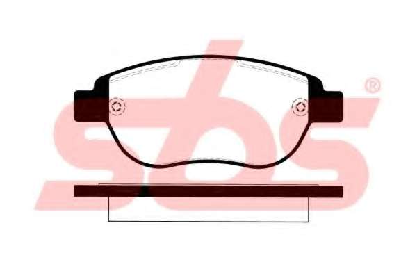 Комплект тормозных колодок, дисковый тормоз