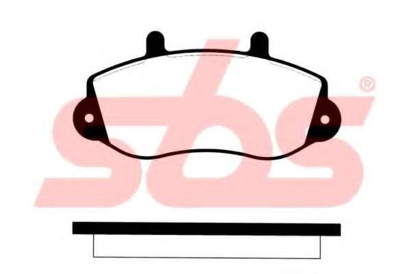 Комплект тормозных колодок, дисковый тормоз