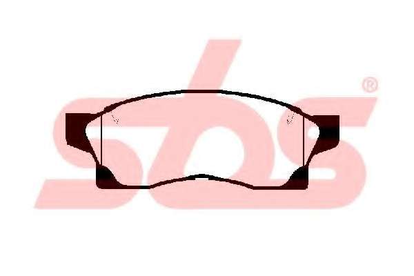 Комплект тормозных колодок, дисковый тормоз