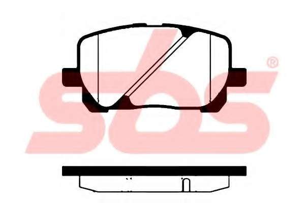 Комплект тормозных колодок, дисковый тормоз