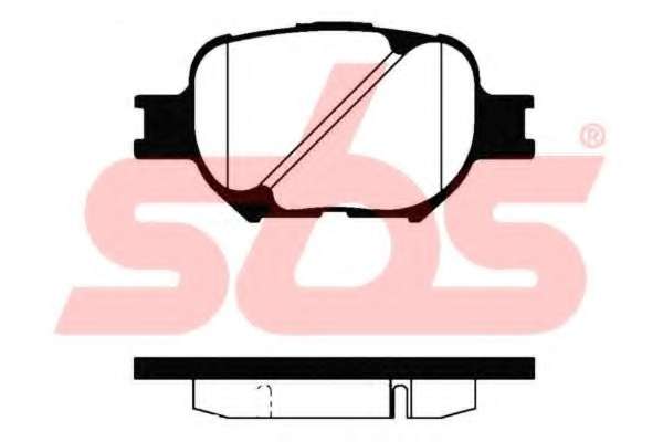 Комплект тормозных колодок, дисковый тормоз