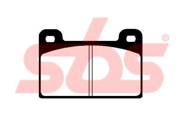 Комплект тормозных колодок, дисковый тормоз