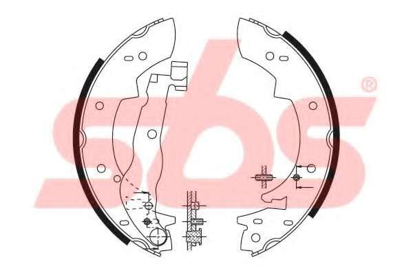 Комплект тормозных колодок