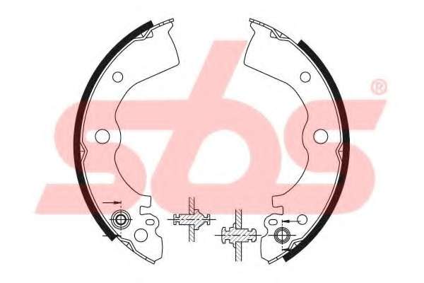 Комплект тормозных колодок