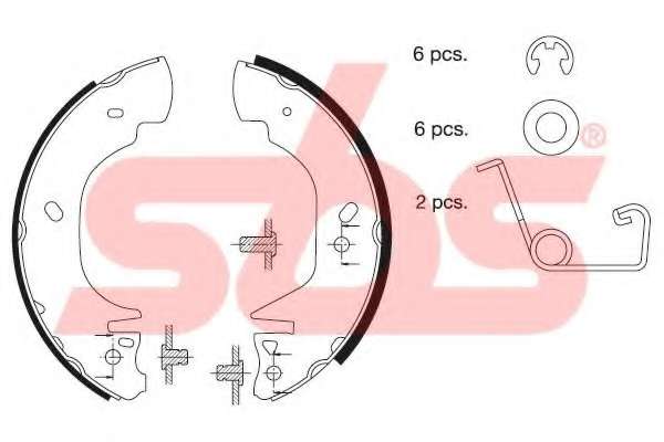 Комплект тормозных колодок