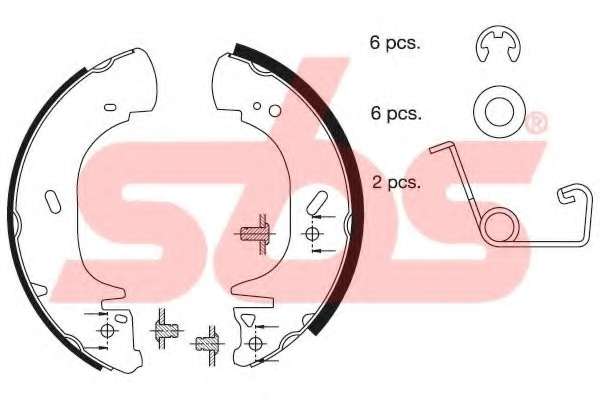 Комплект тормозных колодок